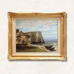 Jean-François Millet – The Cliffs at Gréville | Framed Canvas | Made in Japan
