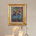 Edgar Degas  <br>- Blue Dancers (Framed)