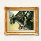 Gustave Caillebotte – Le Pont de l'Europe | Framed Canvas