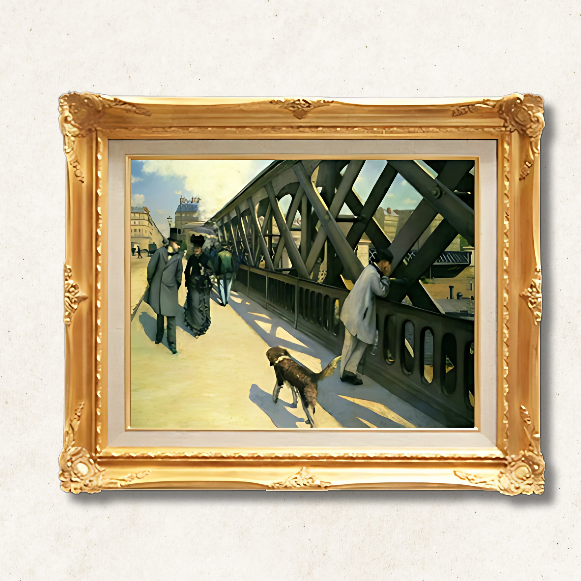 Gustave Caillebotte – Le Pont de l'Europe | Framed Canvas