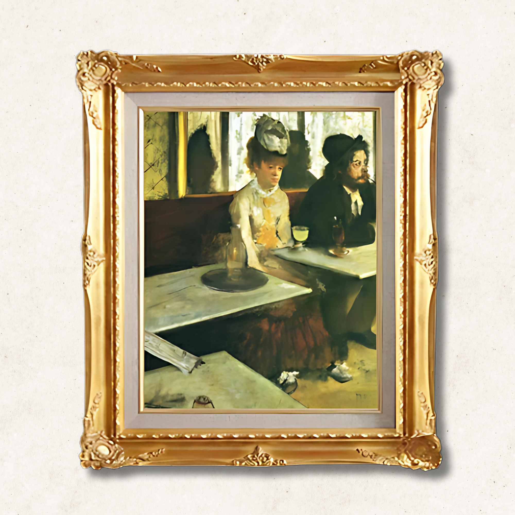 Edgar Degas – The Absinthe Drinker | Framed Canvas