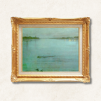 Whistler "Cremorne Lights" – Framed Canvas Reproduction