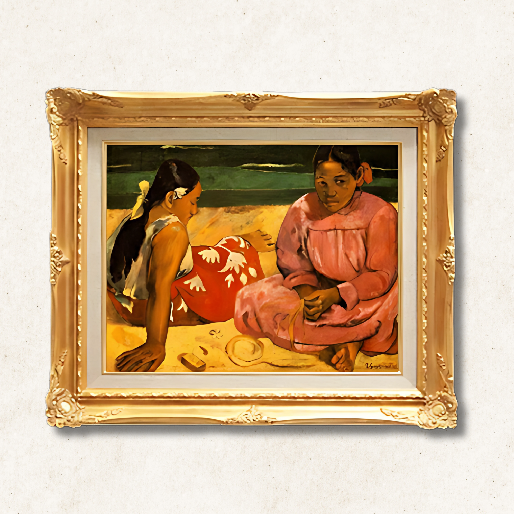 Paul Gauguin – Tahitian Women | Framed Canvas