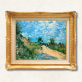 Alfred Sisley – Uphill Road in Sunshine | Framed Canvas