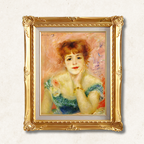 Pierre-Auguste Renoir – Portrait of Jeanne Samary | Framed Canvas