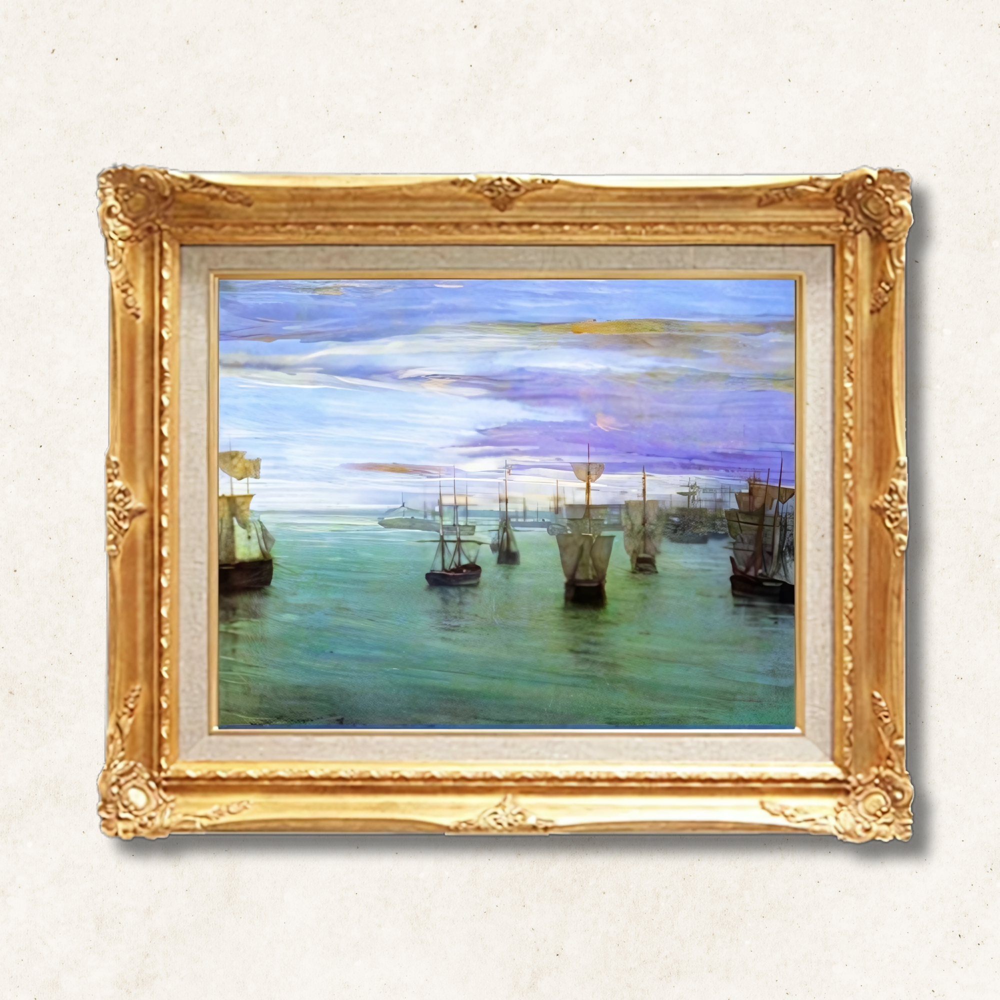 James McNeill Whistler – Crepuscule in Flesh Colour and Green: Valparaiso | Framed Canvas