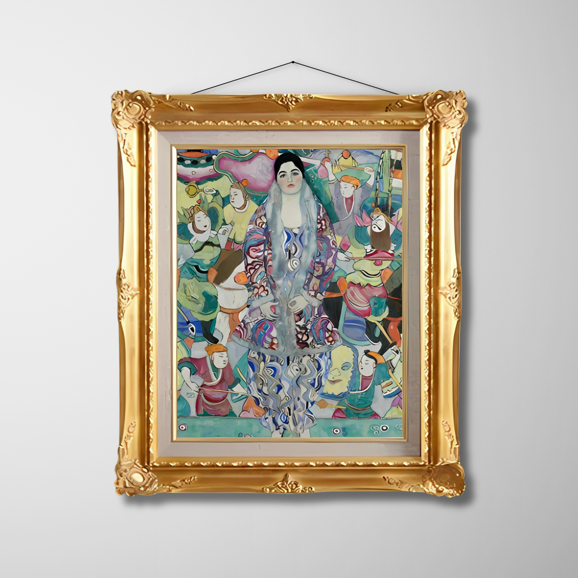 Gustav Klimt   <br>-  Portrait of Friedericke Maria Beer (Framed)