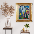 Franz Marc <br>- Blue Horse I (Framed)