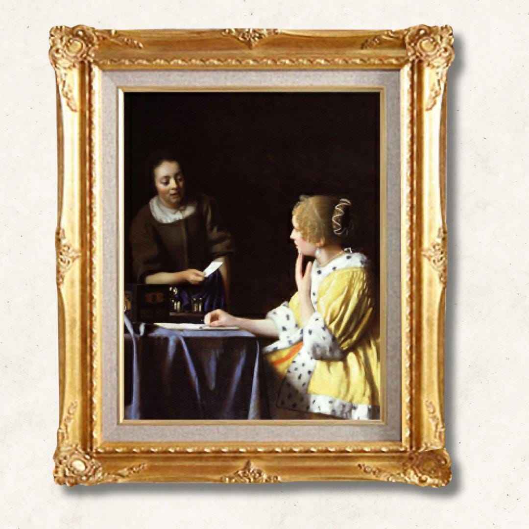 Johannes Vermeer — Lady and Maid