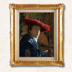 Johannes Vermeer — Girl with a Red Hat